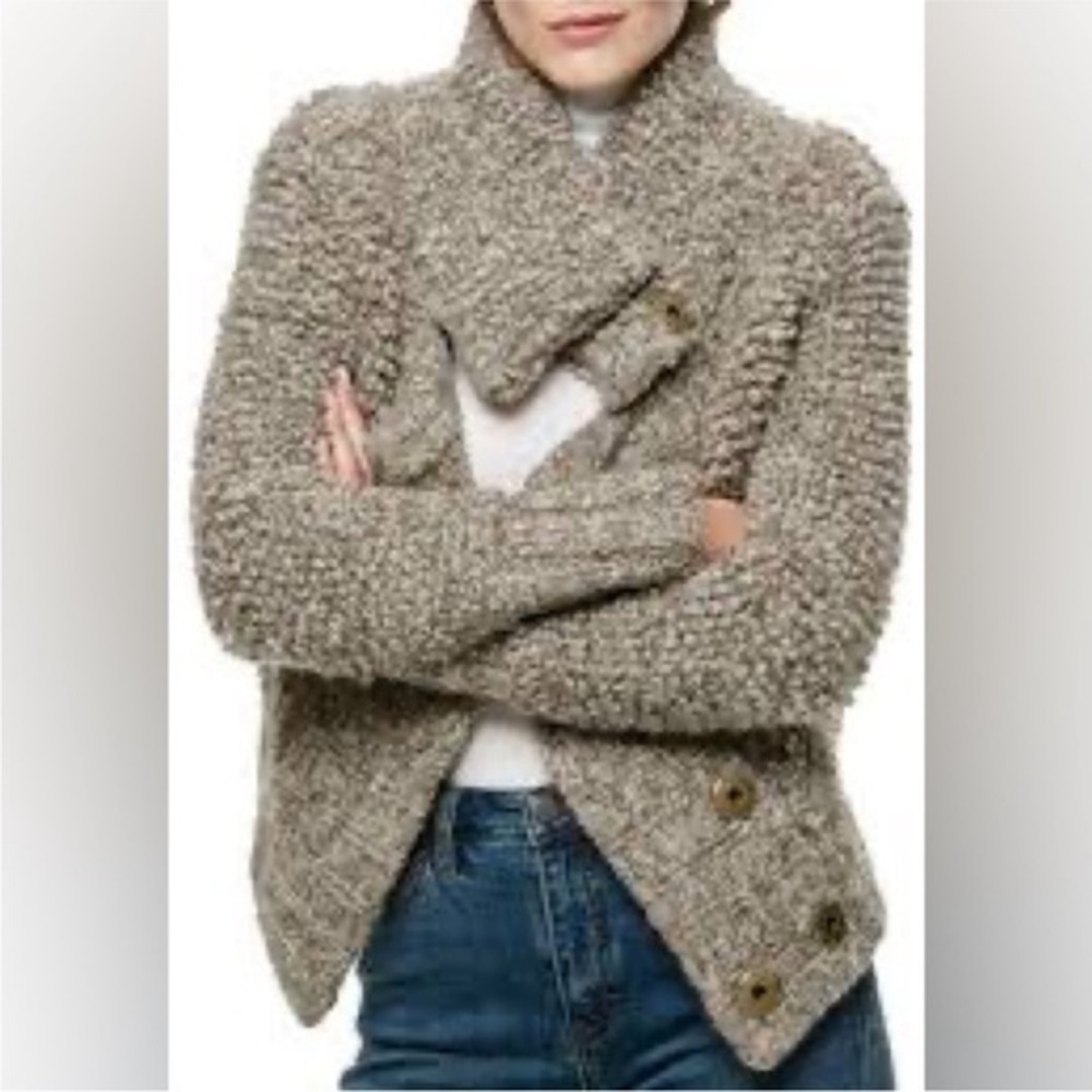 Free People Apaca wool Cardigan Sweater | ABSOLUTELY GORGEOUS! Size Large